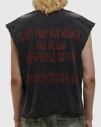 Cant Pray Sleeveless Shirt