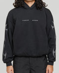 Throttle Hooded Sweatshirt in Black